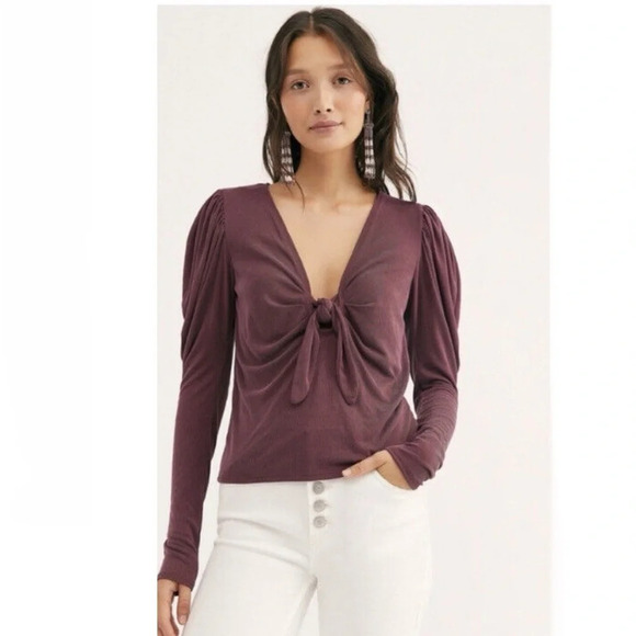 Free People Tie The Knot Top - Picture 1 of 7